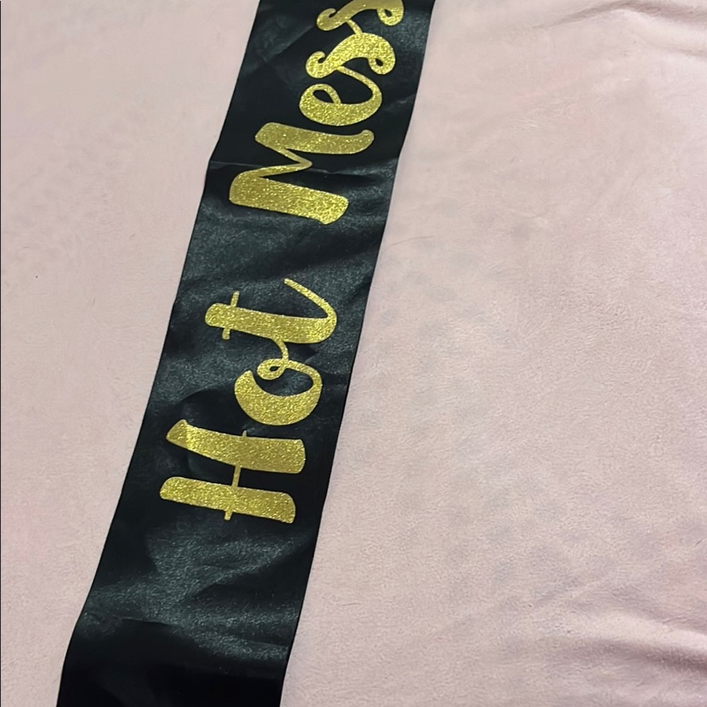 Black and Gold Sash